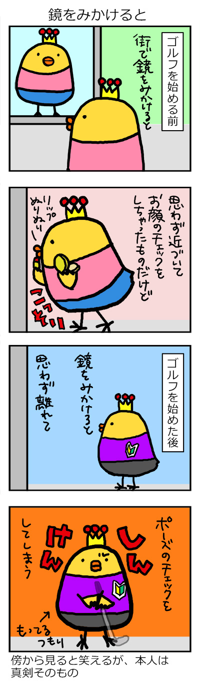 鏡をみかけると